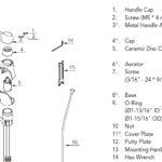 Danze single lever faucet - bathroom