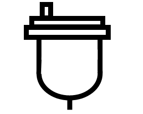 Floating air vent symbol