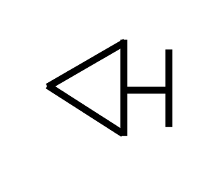Manual air vent symbol