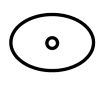 oval lavatory symbol