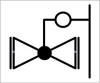 Reducing valve symbol